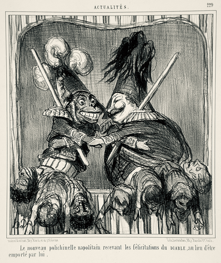  奥诺雷·杜米埃 Honore Daumier ——新那不勒斯庞切尼罗